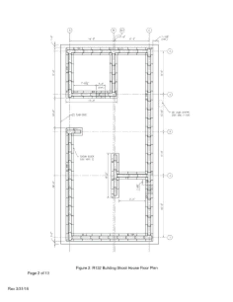 R132 building shoot house floor plan, Figure 2
