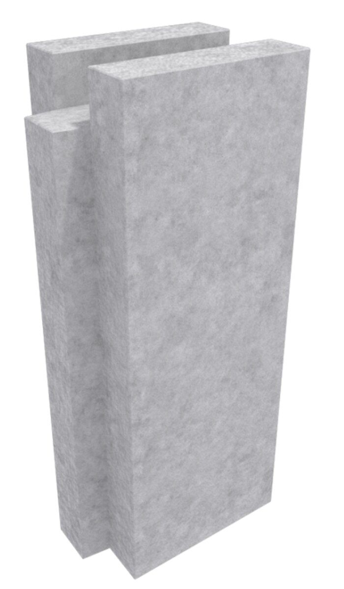 Precast modular ballistic concrete wall panel used in Amidon shoot house construction