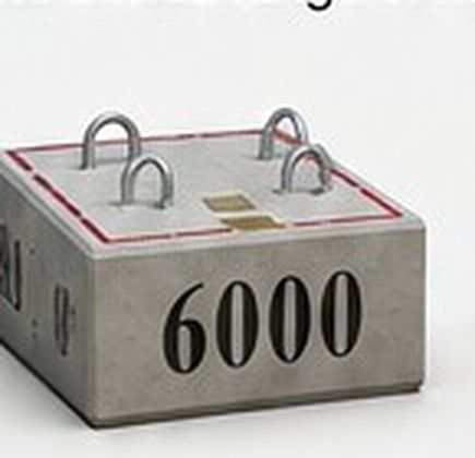 6,000 lb Amidon Sling Block training weight
