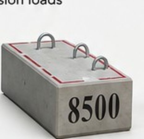 8,500 lb Amidon Sling Block training weight